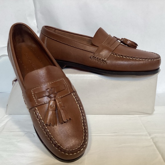 Brown Leather Tassel Loafers By Johnston & Murphy Men’s size 8 1/2 main image 7